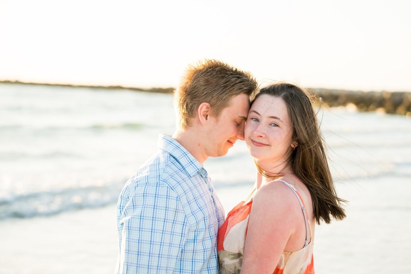 Megan and Doug's "Surprise Proposal" at Sand Key Beach in Clearwater, FL